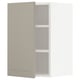 METOD Élément mural + tablettes, blanc/Stensund beige, 40x60 cm