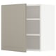 METOD Élément mural + tablettes, blanc/Stensund beige, 60x60 cm