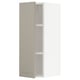 METOD Élément mural + tablettes, blanc/Stensund beige, 30x80 cm