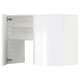 METOD Élt mur pr hotte av tabl/pte, blanc/Ringhult blanc, 80x60 cm