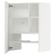 METOD Élt mur pr hotte av tabl/pte, blanc/Ringhult blanc, 60x80 cm
