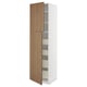 METOD / MAXIMERA Armoire 2 portes/4 tiroirs