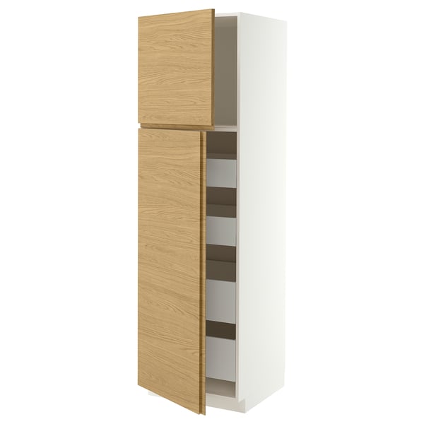 METOD / MAXIMERA Armoire 2 portes/4 tiroirs