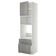 METOD / MAXIMERA Armoire four/micro-ondes+porte/2tir
