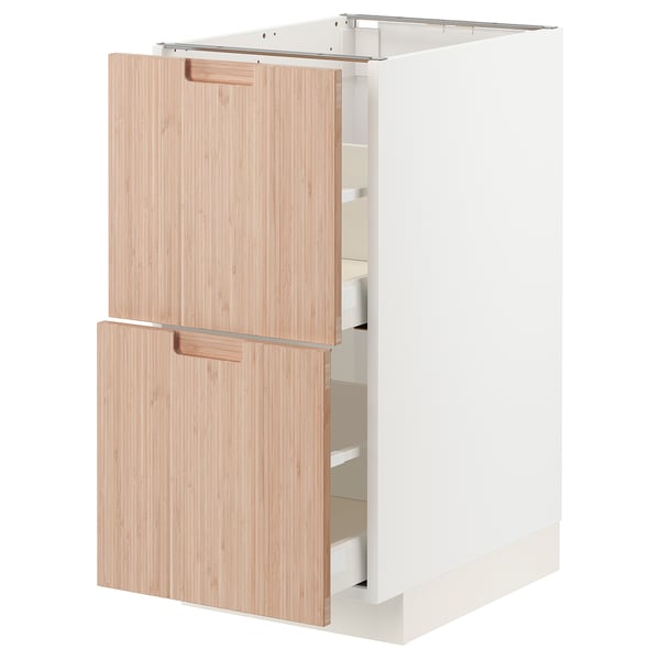 METOD / MAXIMERA Élément bas 2 faces/2 tiroirs hauts