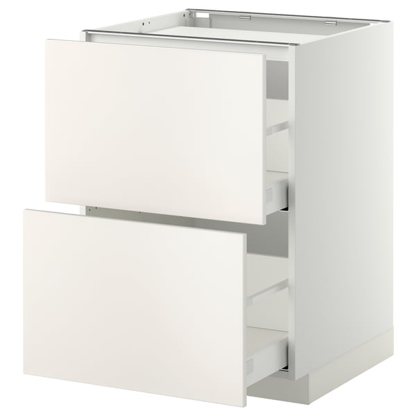 METOD / MAXIMERA Élément bas table cuisson/2fcs/2tir