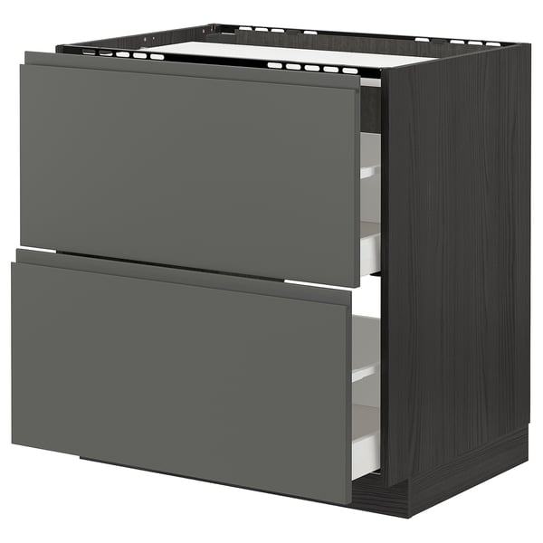 METOD / MAXIMERA Élément bas table cuisson/2fcs/2tir
