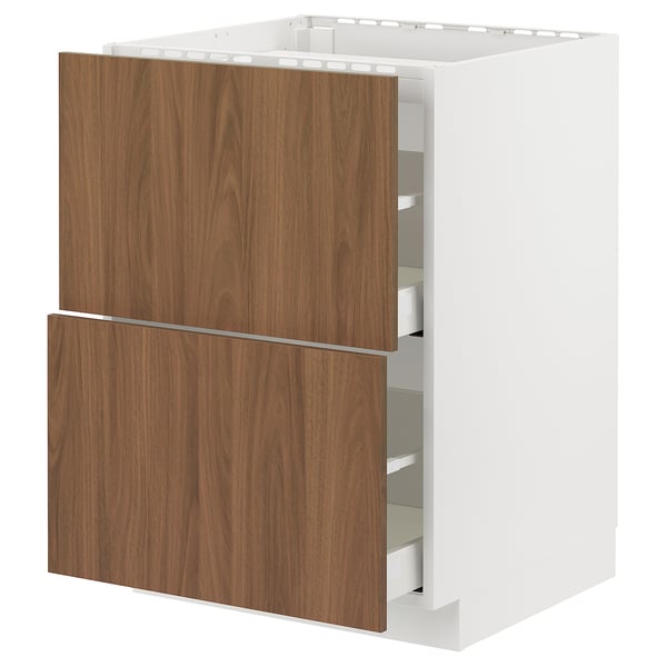 METOD / MAXIMERA Élément bas table cuisson/2fcs/2tir