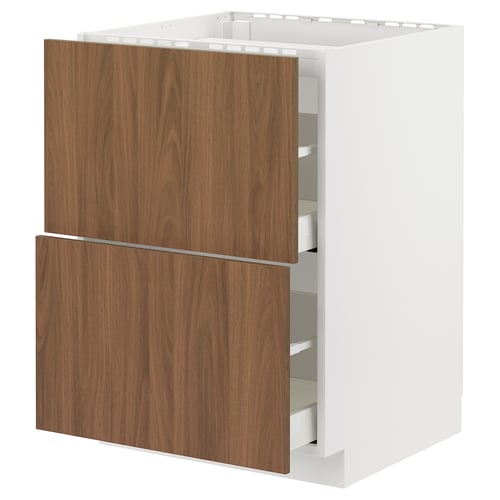 METOD / MAXIMERA Élément bas table cuisson/2fcs/2tir
