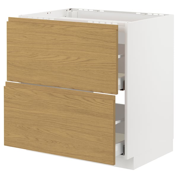 METOD / MAXIMERA Élément bas table cuisson/2fcs/2tir