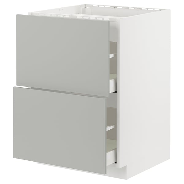 METOD / MAXIMERA Élément bas table cuisson/2fcs/2tir