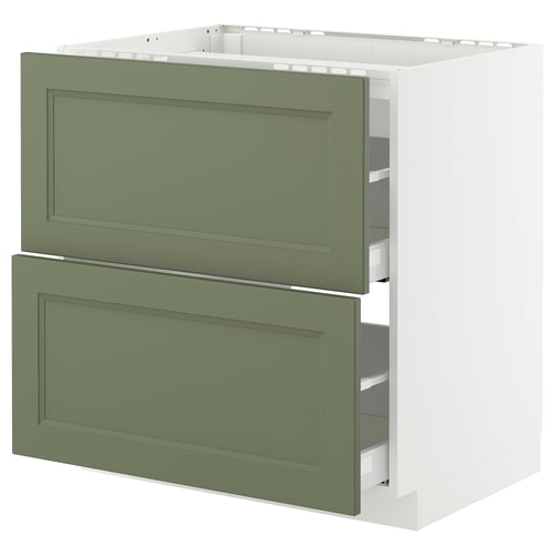 METOD / MAXIMERA Élément bas table cuisson/2fcs/2tir