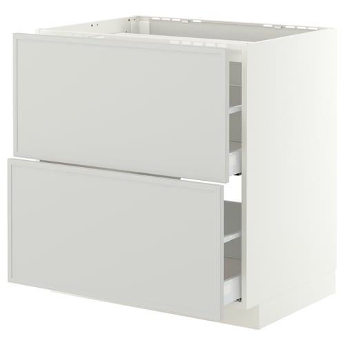METOD / MAXIMERA Élément bas table cuisson/2fcs/2tir