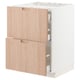 METOD / MAXIMERA Élément bas table cuisson/2fcs/3tir