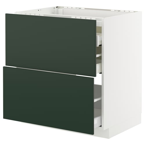 METOD / MAXIMERA Élément bas table cuisson/2fcs/3tir