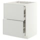 METOD / MAXIMERA Élément bas table cuisson/2fcs/3tir