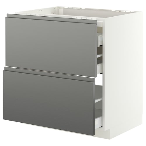 METOD / MAXIMERA Élément bas table cuisson/2fcs/3tir