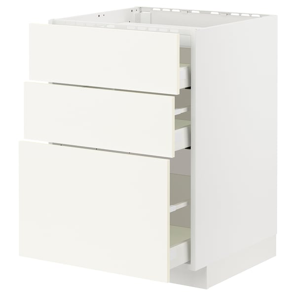 METOD / MAXIMERA Élément bas table cuisson/3fcs/3tir