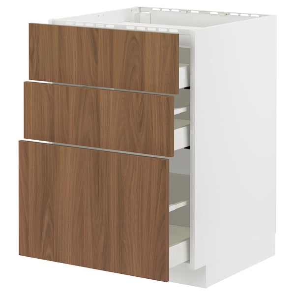 METOD / MAXIMERA Élément bas table cuisson/3fcs/3tir