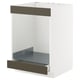 METOD / MAXIMERA Élément bas table cuisson/four+tir