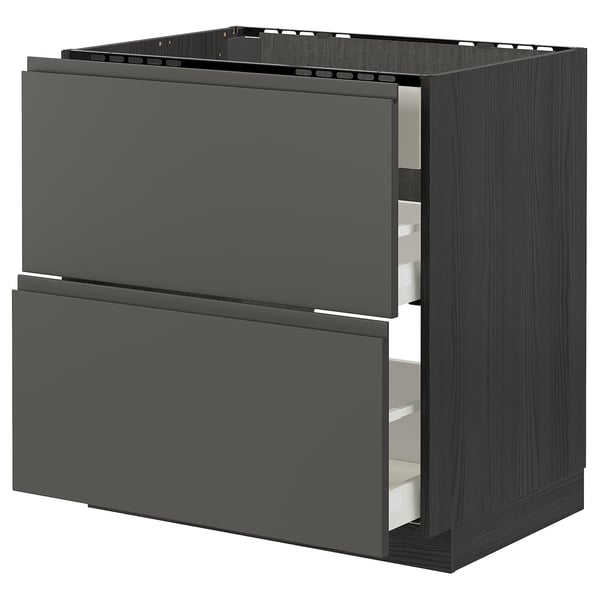 METOD / MAXIMERA Élément bas table cuisson/hotte tir