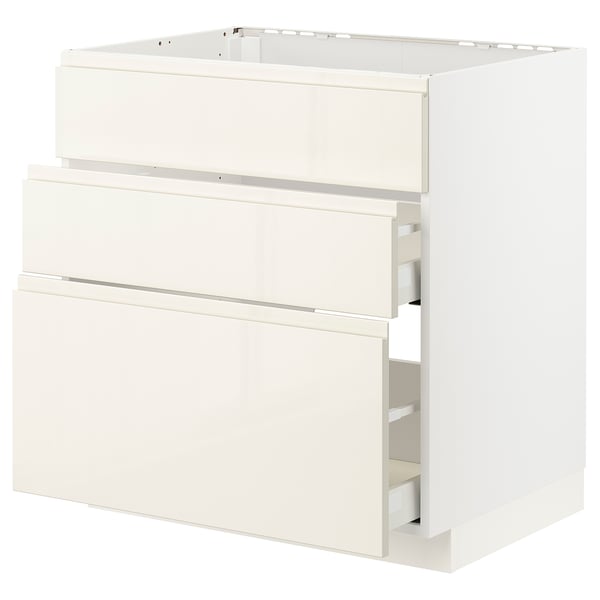 METOD / MAXIMERA Élément bas table cuisson/hotte tir