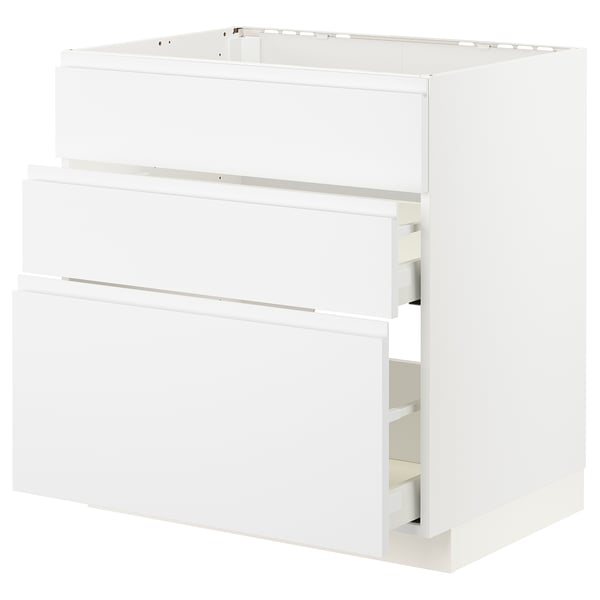 METOD / MAXIMERA Élément bas table cuisson/hotte tir