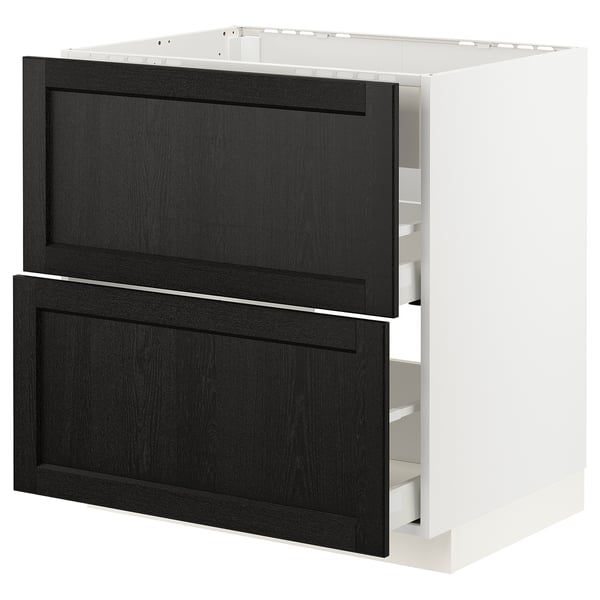 METOD / MAXIMERA Élément bas table cuisson/hotte tir