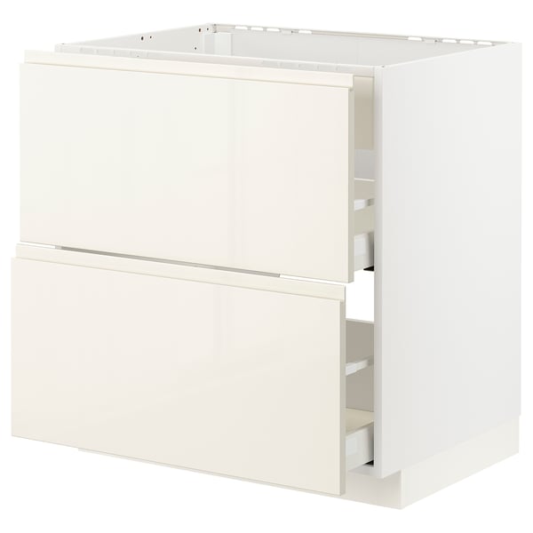METOD / MAXIMERA Élément bas table cuisson/hotte tir