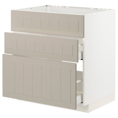 METOD / MAXIMERA Élément bas table cuisson/hotte tir