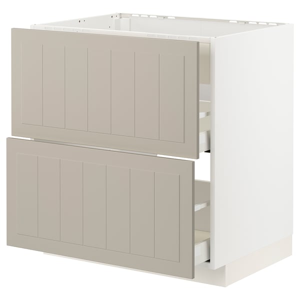 METOD / MAXIMERA Élément bas table cuisson/hotte tir