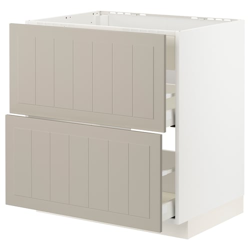 METOD / MAXIMERA Élément bas table cuisson/hotte tir