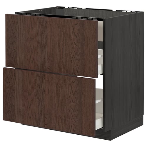 METOD / MAXIMERA Élément bas table cuisson/hotte tir