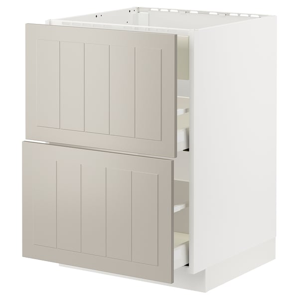 METOD / MAXIMERA Élément bas table cuisson/hotte tir