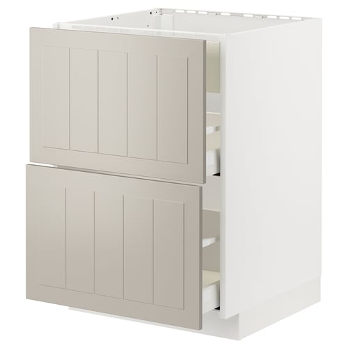 METOD / MAXIMERA Élément bas table cuisson/hotte tir