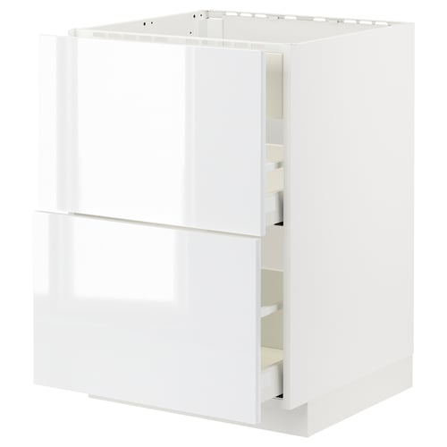 METOD / MAXIMERA Élément bas table cuisson/hotte tir