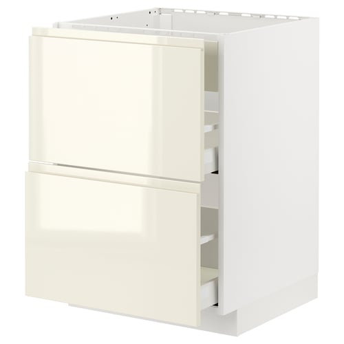 METOD / MAXIMERA Élément bas table cuisson/hotte tir