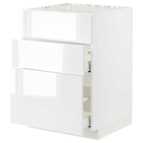 METOD / MAXIMERA Élément bas table cuisson/hotte tir