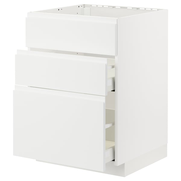METOD / MAXIMERA Élément bas table cuisson/hotte tir