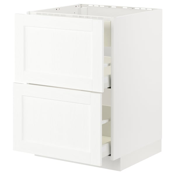 METOD / MAXIMERA Élément bas table cuisson/hotte tir