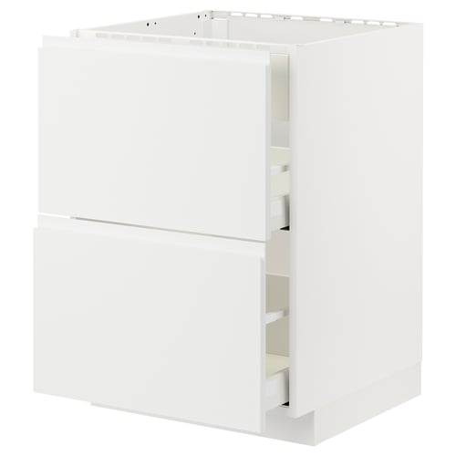 METOD / MAXIMERA Élément bas table cuisson/hotte tir