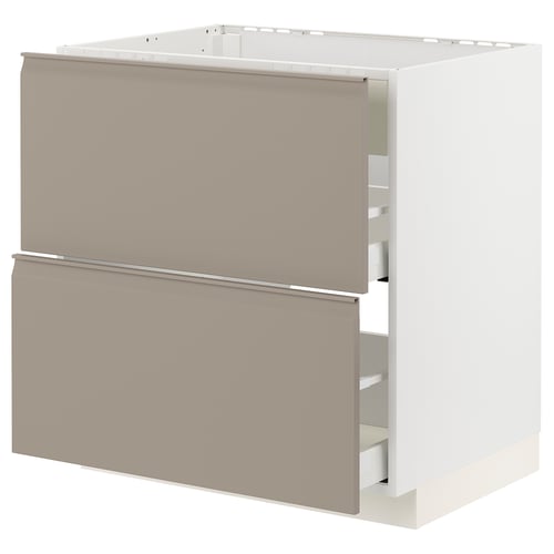 METOD / MAXIMERA Élément bas table cuisson/hotte tir