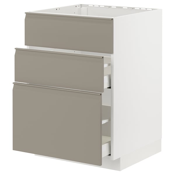 METOD / MAXIMERA Élément bas table cuisson/hotte tir