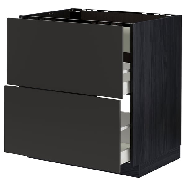 METOD / MAXIMERA Élément bas table cuisson/hotte tir