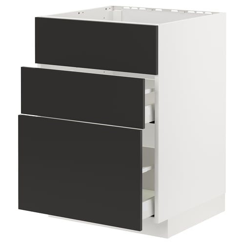 METOD / MAXIMERA Élément bas table cuisson/hotte tir
