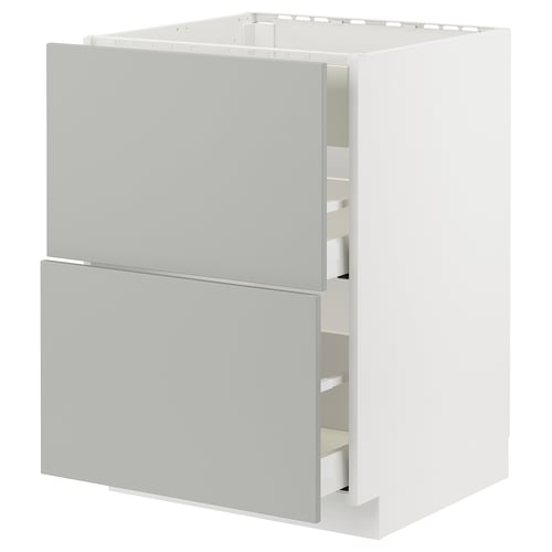 METOD / MAXIMERA Élément bas table cuisson/hotte tir