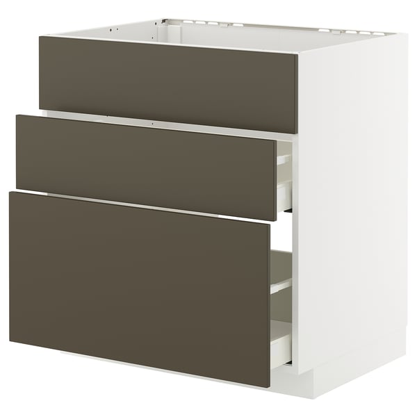METOD / MAXIMERA Élément bas table cuisson/hotte tir