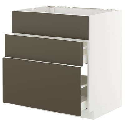 METOD / MAXIMERA Élément bas table cuisson/hotte tir