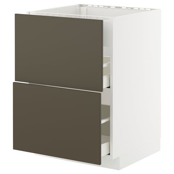 METOD / MAXIMERA Élément bas table cuisson/hotte tir