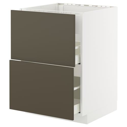 METOD / MAXIMERA Élément bas table cuisson/hotte tir